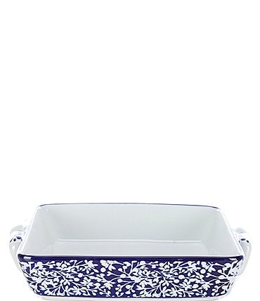 Image of Southern Living Blue & White Collection Chinoiserie Square Baker