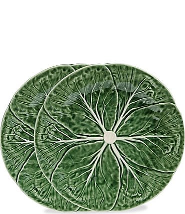 Image of Southern Living Cabbage Dinner Plates, Set of 2