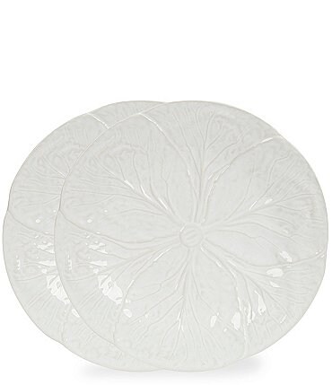 Image of Southern Living Cabbage Dinner Plates, Set of 2