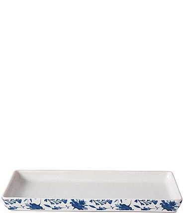Image of Southern Living Charleston Collection Porcelain Tray Bath Accessories
