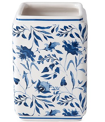 Image of Southern Living Charleston Collection Porcelain Tumbler Bath Accessories