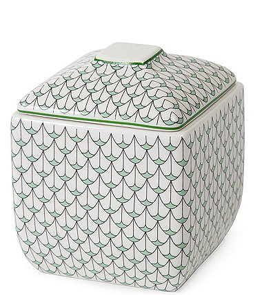 Image of Southern Living Aubrey Collection Porcelain Covered Jar With Lid