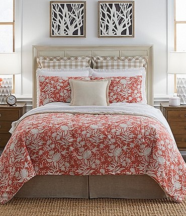 Image of Southern Living Classic Collection Argenta Floral Print Comforter Mini Set