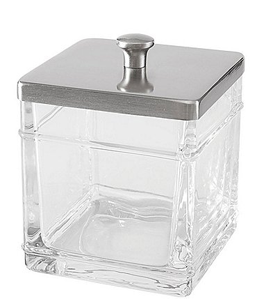 Image of Southern Living Classic Collection Glass/Metal Cotton Jar
