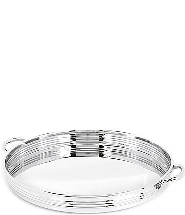 Image of Southern Living Classic Round Tray with Handles