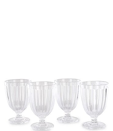 Image of Southern Living Clear Acrylic Short Goblets, Set of 4