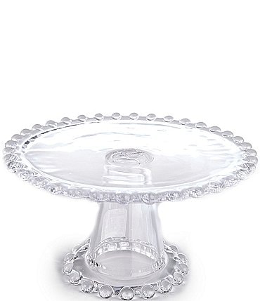 Image of Southern Living Clear Hobnail Footed Cake Stand