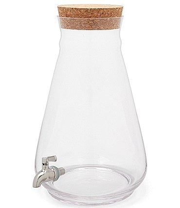 Image of Southern Living Cork Glass Drink Dispenser with Cork Lid