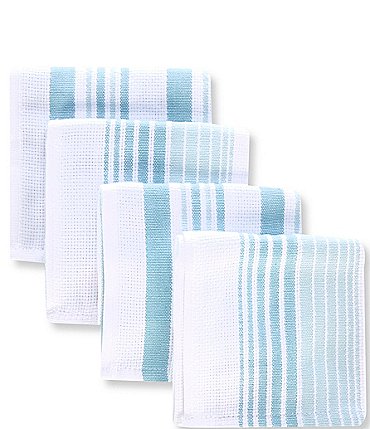 Image of Southern Living Striped Dish Cloths, Set of 4