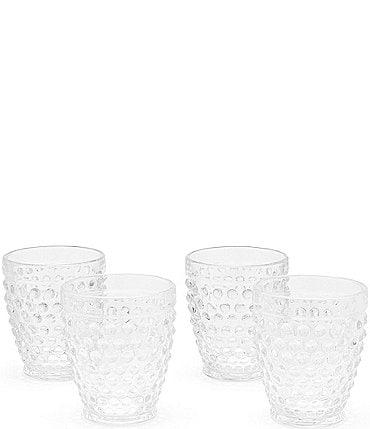 Image of Southern Living Hobnail Double Old-Fashion Glass, Set of 4