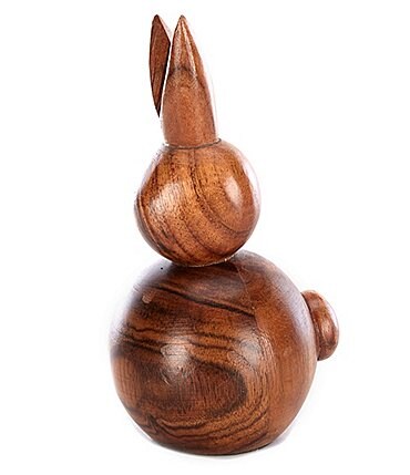 Image of Southern Living Easter Collection Wooden Bunny Figurine