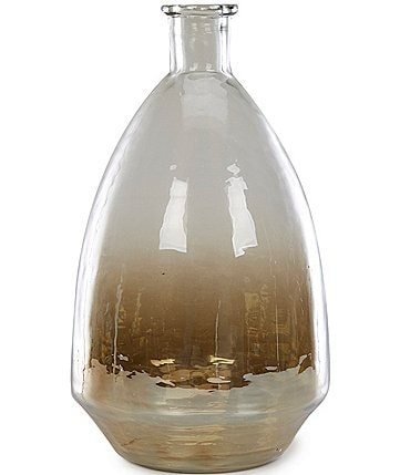 Image of Southern Living Festive Fall Collection Ombre Luster Bottle Vase