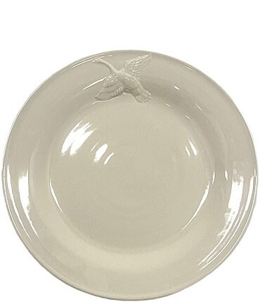 Image of Southern Living Festive Fall Duck Embossed Dinner Plates, Set of 2