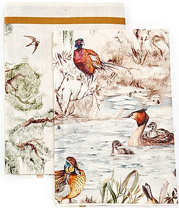 Image of Southern Living Festive Fall Wetland Kitchen Towel Set