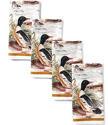 Image of Southern Living Festive Fall Wetland Napkins, Set of 4