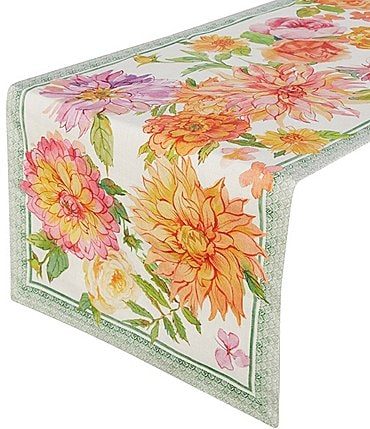 Image of Southern Living Floral Print Runner, 72"