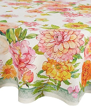 Image of Southern Living Floral Print Tablecloth