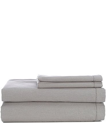 Image of Southern Living Heirloom Linen & Cotton Sheet Set