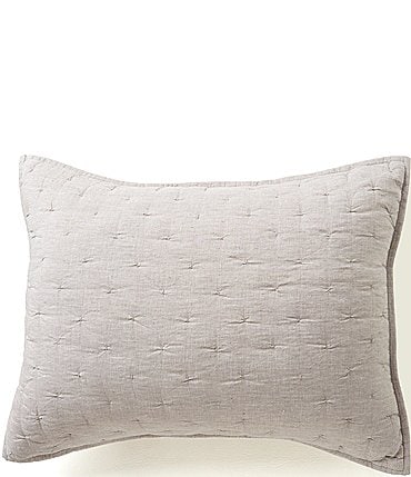 Image of Southern Living Heirloom Quilted Distressed Linen Sham