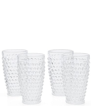 Image of Southern Living Hobnail Glass Tumblers, Set of 4