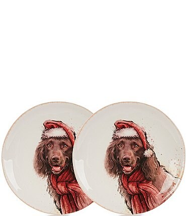 Image of Southern Living Holiday One Boykin Accent Plates, Set of 2