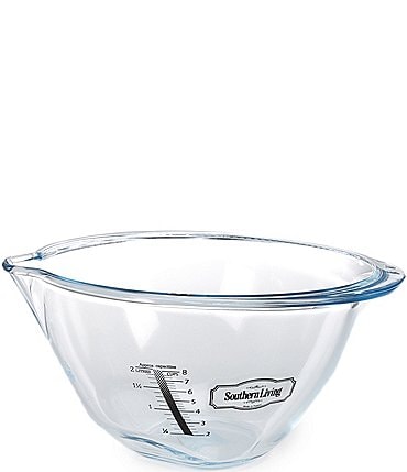 Image of Southern Living Kitchen Solution Collection Expert Borosilicate Glass Mixing Bowl