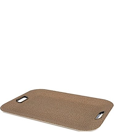 Image of Southern Living Large Plastic Tray with Metal Handles