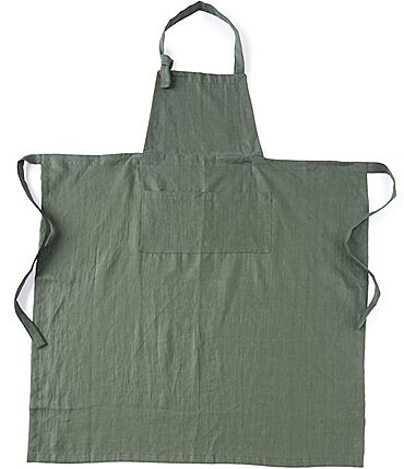 Image of Southern Living Linen Full-Size Apron with Adjustable Neck Strap