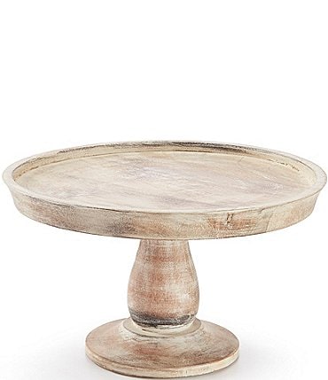 Image of Southern Living Mango Wood Cake Stand
