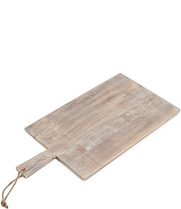 Image of Southern Living Mango Wood Rectangle Paddle Serving Board