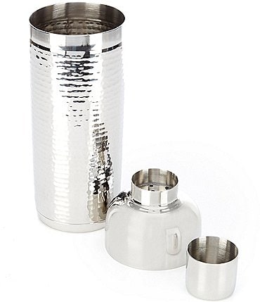 Image of Southern Living Modern Stainless Steel Hammered Cocktail Shaker