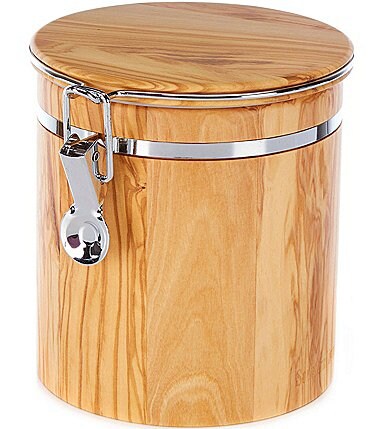 Image of Southern Living Olive Wood Canister