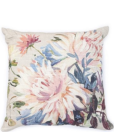 Image of Southern Living Printed Floral Square Pillow
