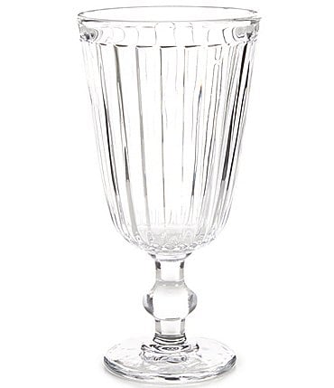 Image of Southern Living Ribbed Clear Goblet
