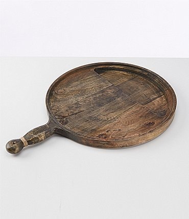 Image of Southern Living Round Mango Wood Serving Board