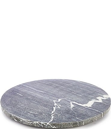 Image of Southern Living Spring Collection Round Marble Cheese Board with Resin Feet