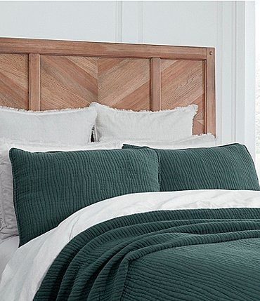 Image of Southern Living Simplicity Collection Casey Quilted Reversible Coverelet