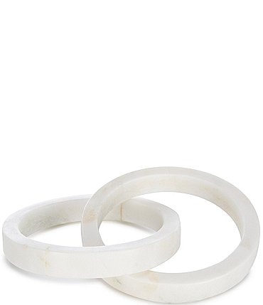 Image of Southern Living Simplicity Collection Marble Circles Sculpture Link
