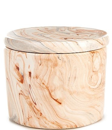 Image of Southern Living Simplicity Collection Oasis Marble Covered Jar