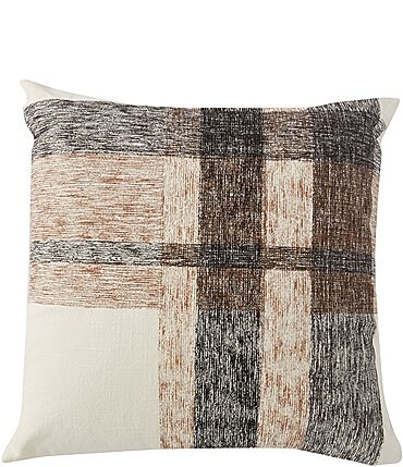 Image of Southern Living Simplicity Collection Offset Plaid Pillow