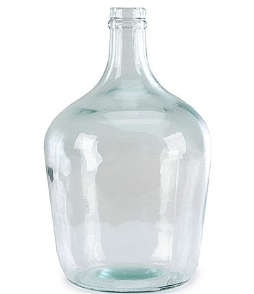 Image of Southern Living Simplicity Collection Recycled Glass Demijohn Vase