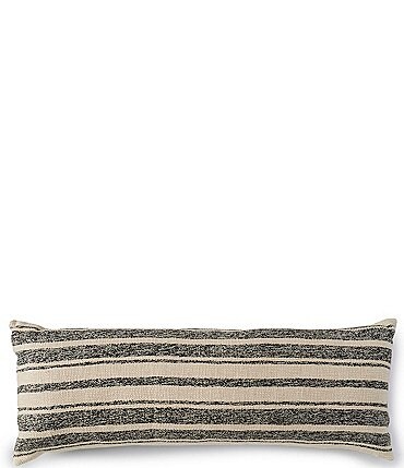Image of Southern Living Simplicity Collection Ticking Stripe Bolster Pillow