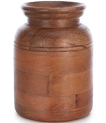 Image of Southern Living Simplicity Collection Wooden Vase