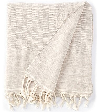 Image of Southern Living Simplicity Collection Wool Fringed Throw