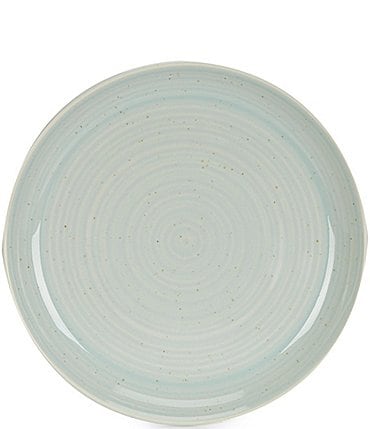 Image of Southern Living Simplicity Speckled White Dinner Plate