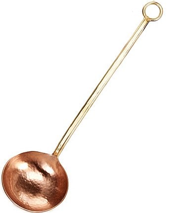 Image of Southern Living Stainless Steel Hammered Copper & Forged Gold Ladle