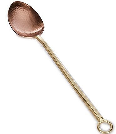 Image of Southern Living Stainless Steel Hammered Copper & Forged Gold Mixing Spoon