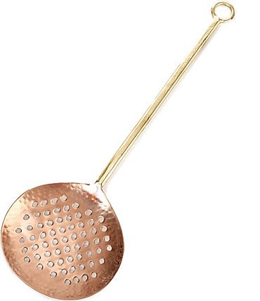Image of Southern Living Stainless Steel Hammered Copper & Forged Gold Skimmer
