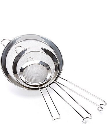 Image of Southern Living Stainless Steel Strainer Set of 3