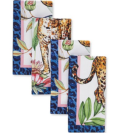 Image of Southern Living Status Cats Napkins, Set of 4